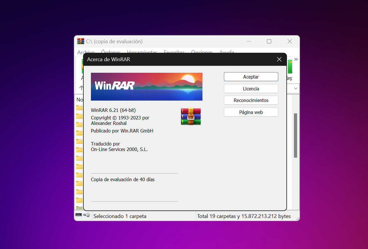 Windows añade soporte nativo de archivos rar y 7z