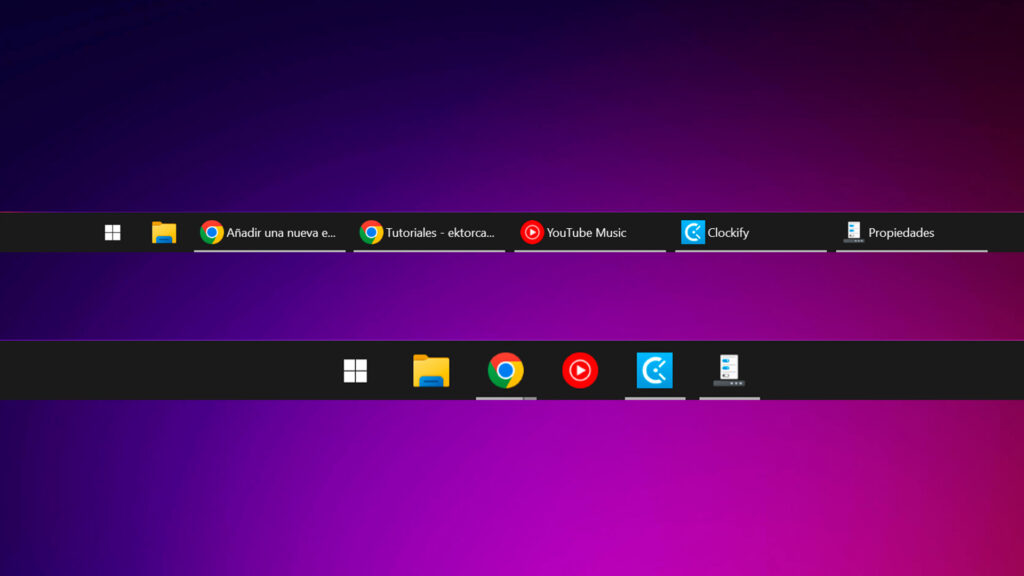 Como desagrupar ventanas en la barra de tareas de Windows 11