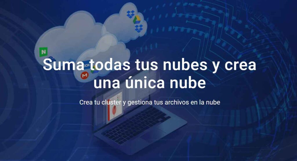 Tienes muchas cuentas de Google Drive, Dropbox, OneDrive con espacio gratis para almacenar archivos?