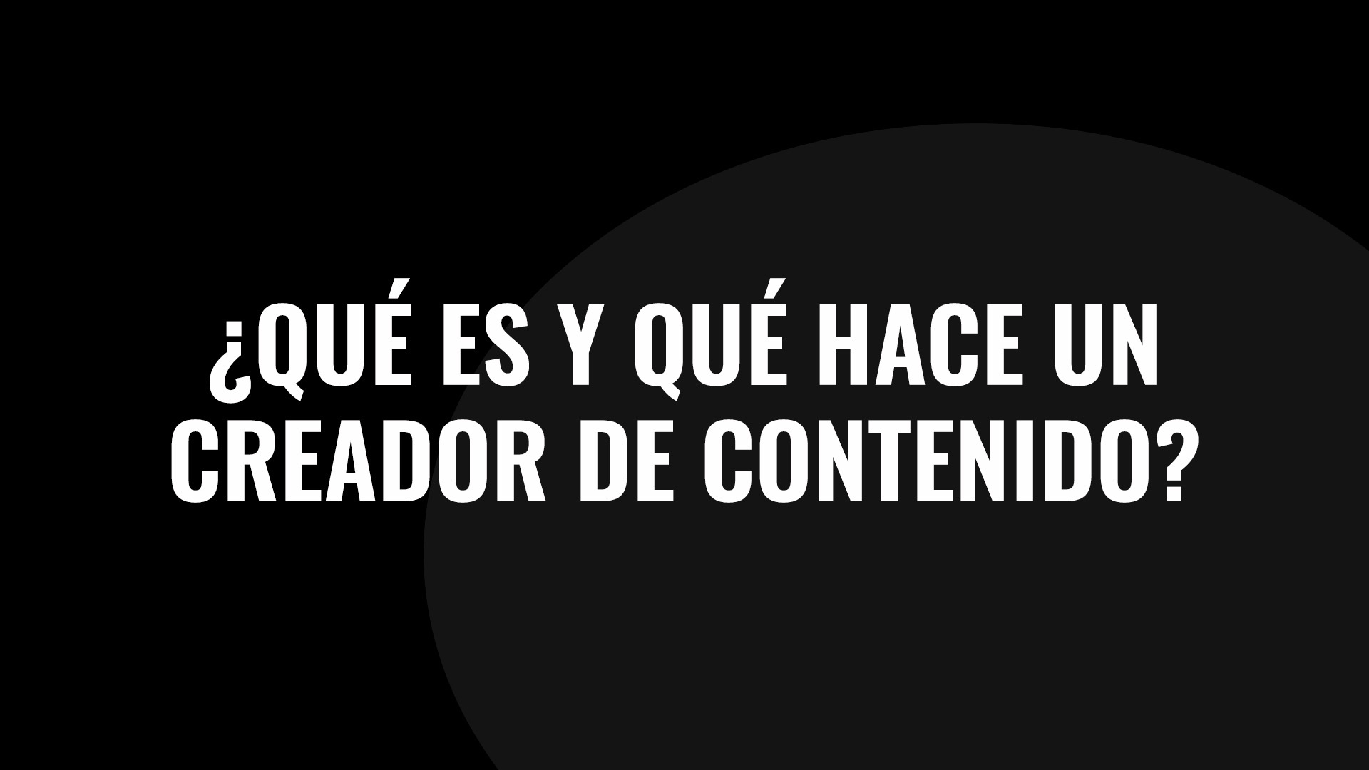 ¿Qué es y qué hace un creador de contenido?