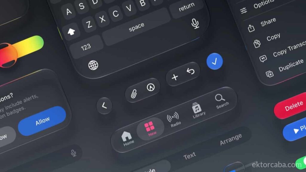 Apple publica nuevos UI Kits